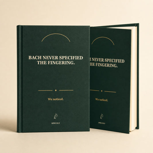 Bach Fingering Notebook by Sprucely