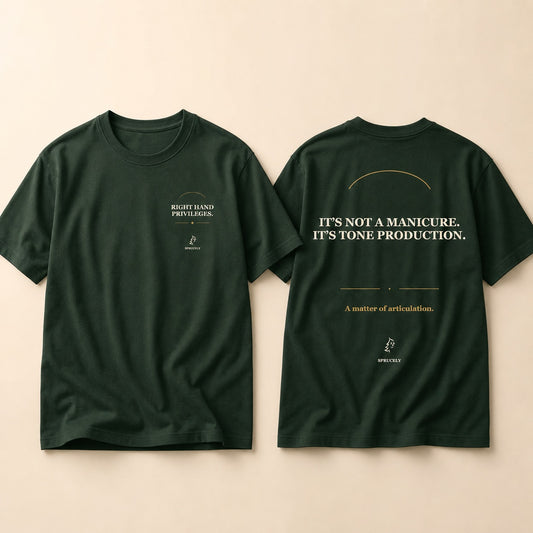 Right Hand Privileges T-Shirt, front and back views